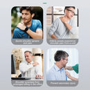 Cinta de ombro profissional – Manga de suporte e compressão, articulação AC – Envoltório imobilizador de braço, alça de estabilidade – para homens e mulheres