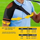 Cinta de ombro profissional – Manga de suporte e compressão, articulação AC – Envoltório imobilizador de braço, alça de estabilidade – para homens e mulheres